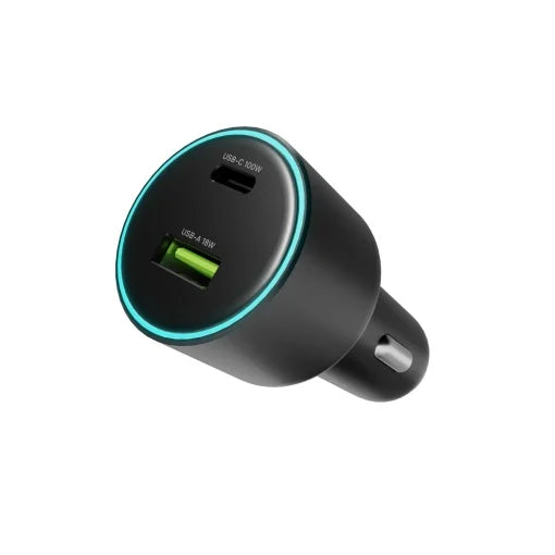 Incarcator Vetter turbo100, Super Fast Car Charger, USB-C, PD and QC, 100W