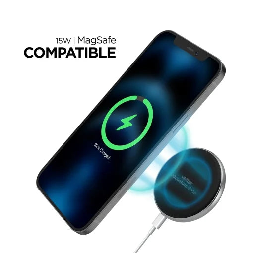 Incarcator Vetter iQuantum Base, 15W MagSafe Compatible Charger for iPhone, Aluminum