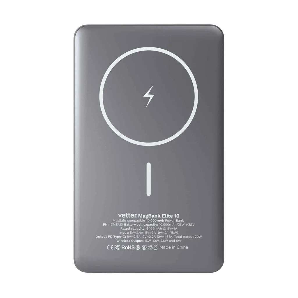 Acumulator extern Vetter MagBank Elite 10, Grey