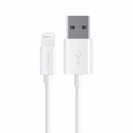 Cablu Lightning Vetter Go, White