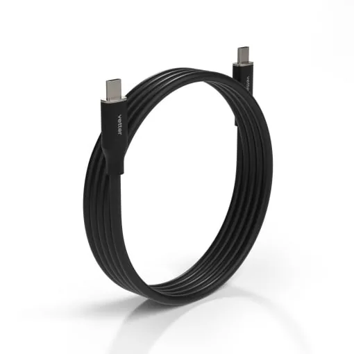 Cablu Type C to Type C, PRIMEcable, 100W, longstanding silicone cable, 1m, Black