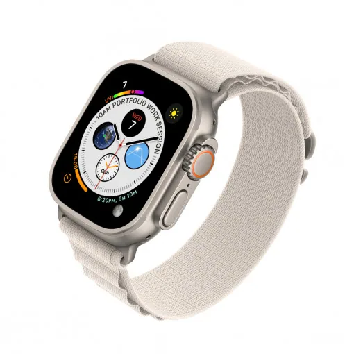 Curea keepON, Nylon Braided Sport Band for Apple Watch Ultra 3, 2, Ultra 49mm