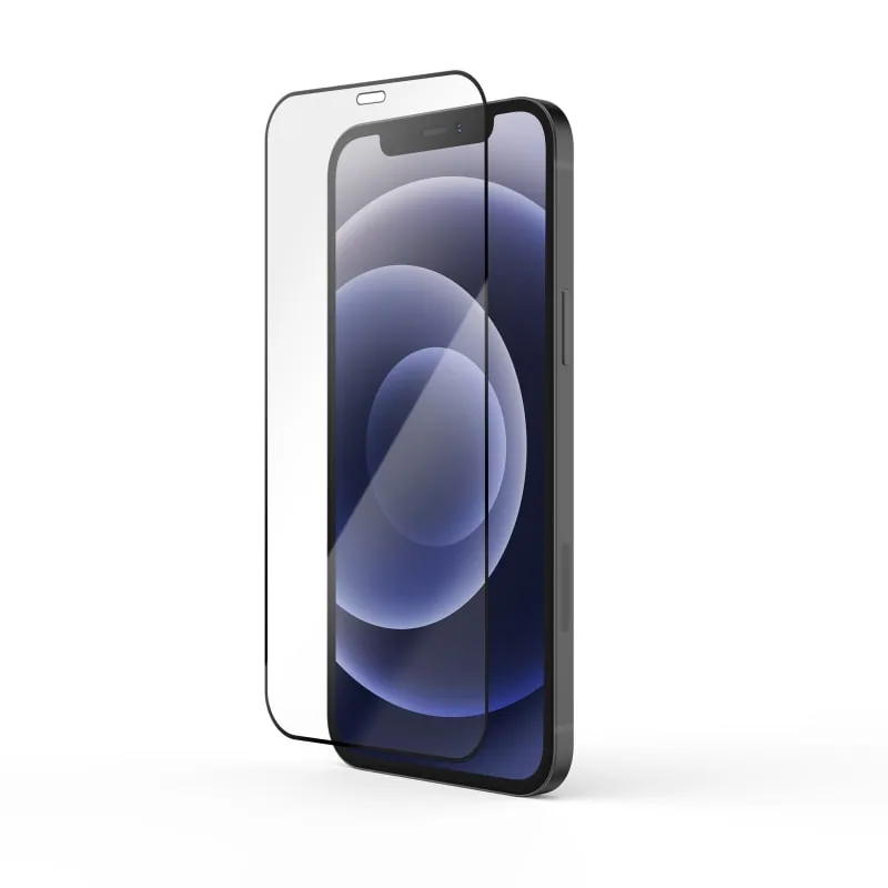 Folie de protectie tempered glass pentru iPhone 12 Pro Max, Full Frame, Vetter GO, Neagra