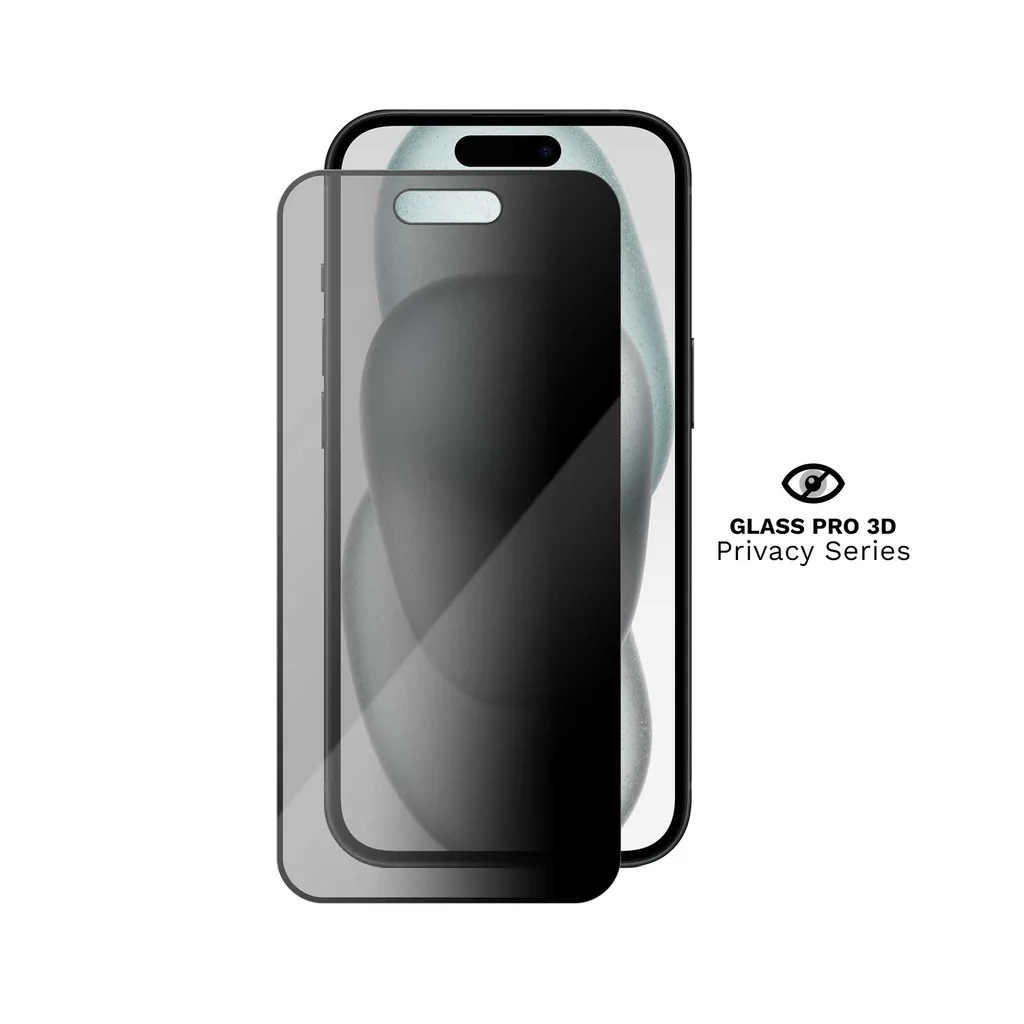 Folie de protectie Vetter pentru iPhone 15, Edge-to-Edge, Privacy Series