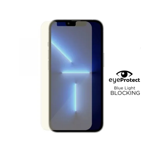 Folie iPhone 14 Plus, 13 Pro Max, Eye Protector, Blue Light Blocking Tempered Glass