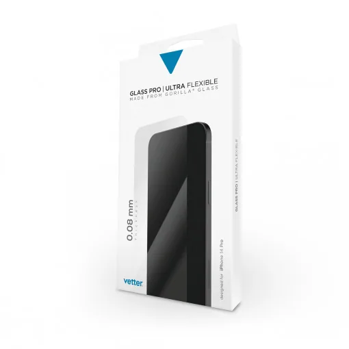 Folie iPhone 14 Pro, Ultra Slim 0.08mm, Temperd Glass Ultra