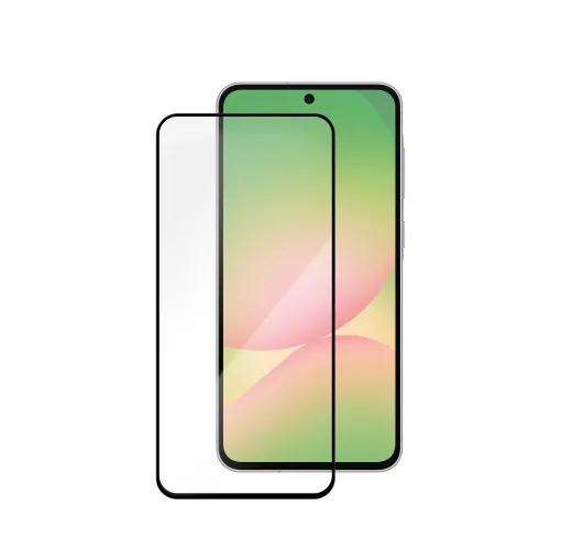 Folie Samsung Galaxy A56, A36, S24 FE, Full Frame and Glue Tempered Glass Vetter GO, Black