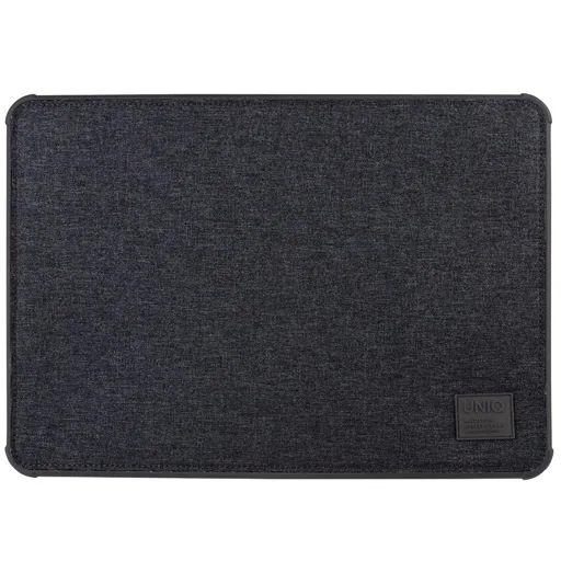 Geanta pentru laptop, UNIQ, Dfender, Pana la 16", Carbune/Negru