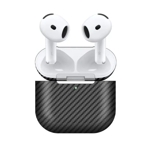 Husa AirPods 4 – Carbon Matt Black