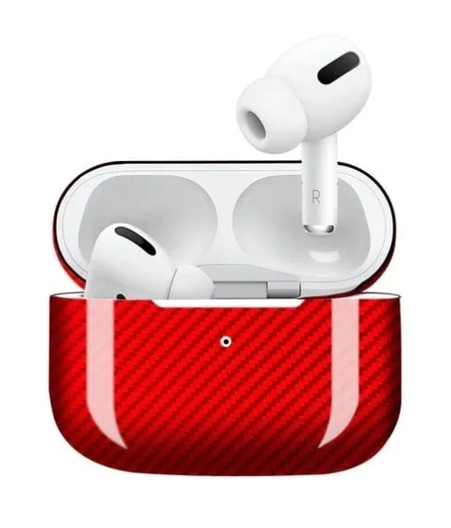 Husa AirPods Pro 2 – Carbon Red