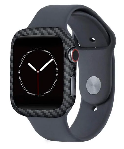 Husa Apple Watch 44mm Carbon Negru Mat
