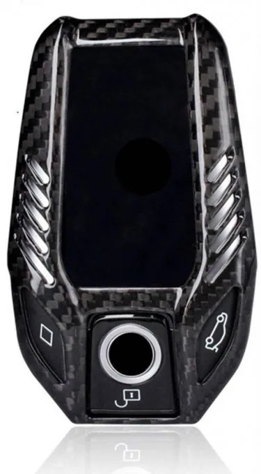 Husa Carbon pentru Cheie BMW cu Display – Black