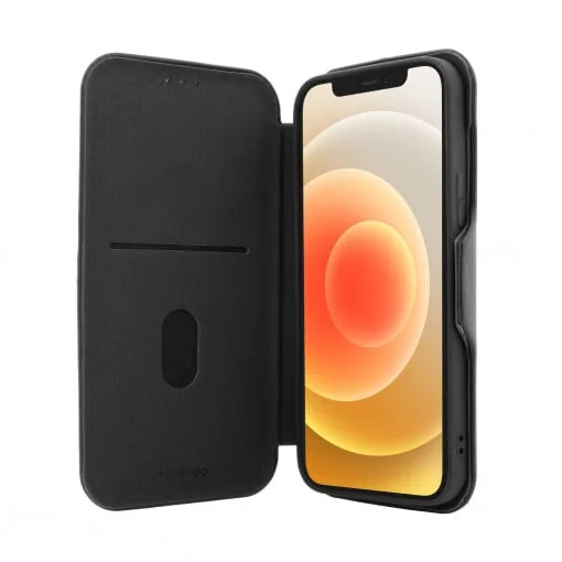 Husa iPhone 12 Pro Max, Flip Series, Vetter GO, Negru