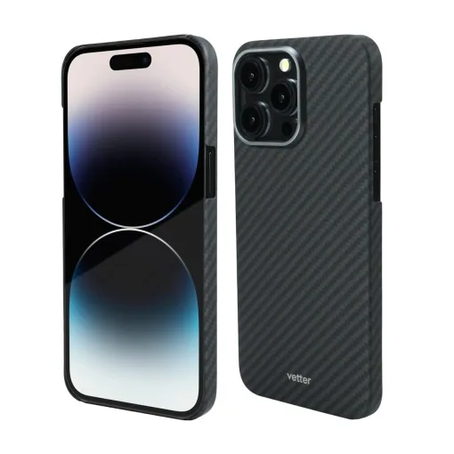 Husa iPhone 14 Pro Clip-On, made from Aramid Fiber, Kevlar Slim, Compatibila MagSafe