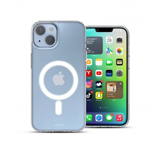 Husa iPhone 14 Soft Pro, Compatibila MagSafe, Transparent