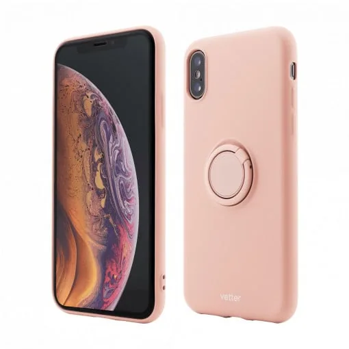 Husa iPhone XS Max Soft Pro with Magnetic iStand, Roz