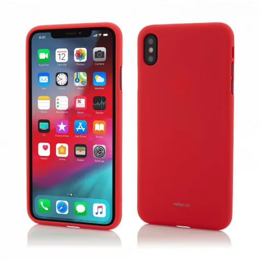Husa iPhone XS Max Soft Touch,Rosu
