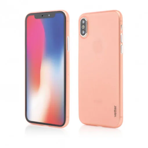 Husa iPhone XS, X Clip-On, Ultra Thin Air Series, Roz