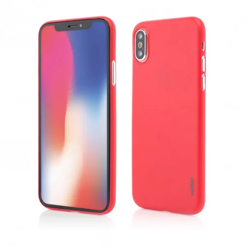 Husa iPhone XS, X Clip-On, Ultra Thin Air Series,Rosu