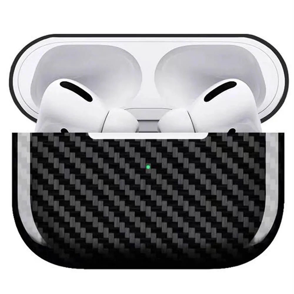 Husa pentru AirPods Pro, Vetter, made from Carbon, Glossy Negru