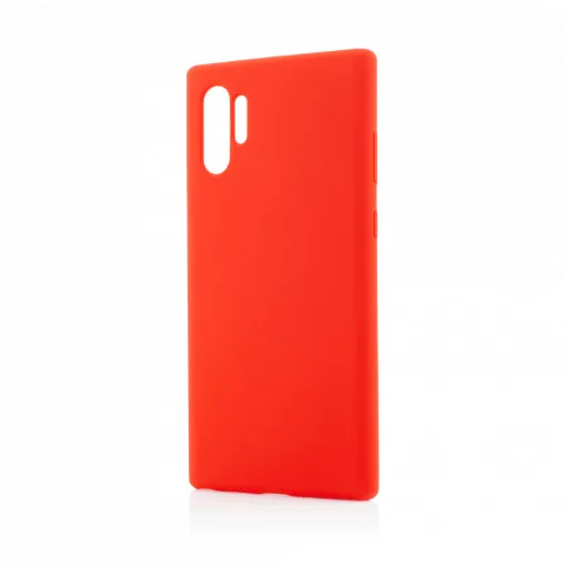 Husa Samsung Galaxy Note 10+ Clip-On Soft Touch Silk Series,Rosu