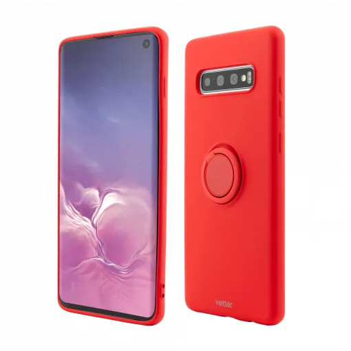 Husa Samsung Galaxy S10 Soft Pro with Magnetic iStand,Rosu