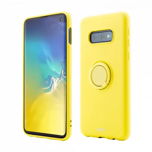 Husa Samsung Galaxy S10e Soft Pro with Magnetic iStand, Galben