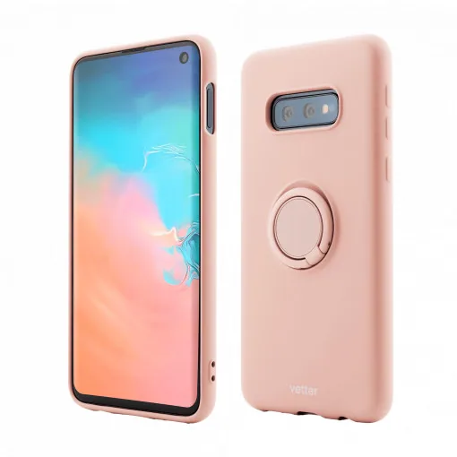 Husa Samsung Galaxy S10e Soft Pro with Magnetic iStand, Roz