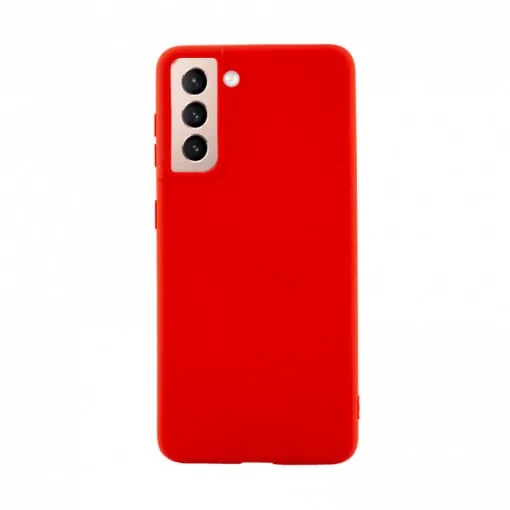 Husa Samsung Galaxy S21 Soft Touch,Vetter GO,Rosu