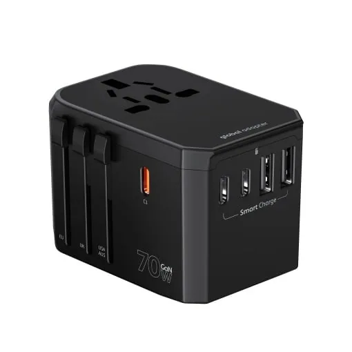 Incarcator/Adaptor de priza universal GaN Voyager 70W PD/PPS