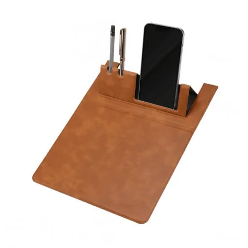 Mousepad Premium Maro cu Suport pentru Smartphone si Organizare Birou