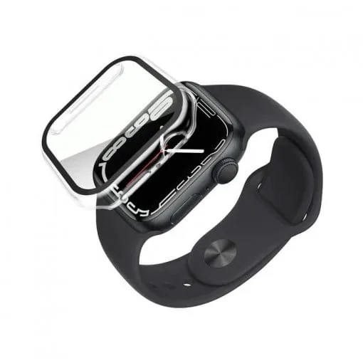 Protectie completa Apple Watch – 44 / 45 mm - Clear