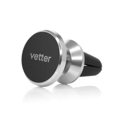Suport Auto Vetter Magnetic 2nd Gen, Ventilatie, Argintiu