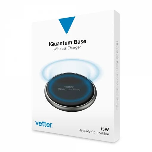 Incarcator Vetter iQuantum Base, 15W MagSafe Compatible Charger for iPhone, Aluminum