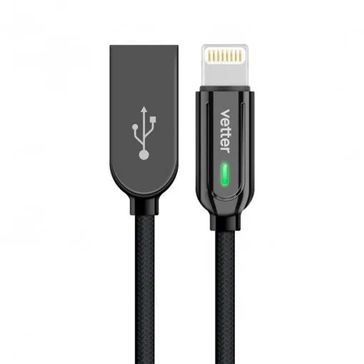 Cablu Smart Lightning cu Deconectare Automata 2nd Gen și Indicator LED