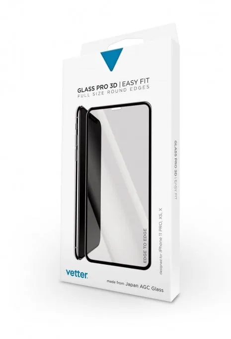Folie iPhone 11 Pro, 3D Tempered Glass Easy Fit