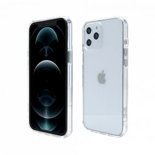 Husa iPhone 12 Pro, 12, Crystal Series, Transparent