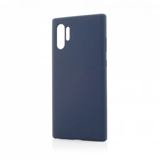 Husa Samsung Galaxy Note 10+ Clip-On Soft Touch Silk Series, Albastru