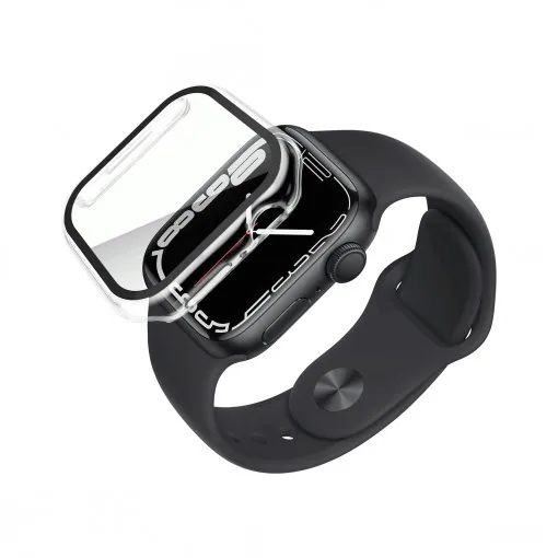 Protectie completa Apple Watch – InvisiGUARD 40 / 41 mm Clear